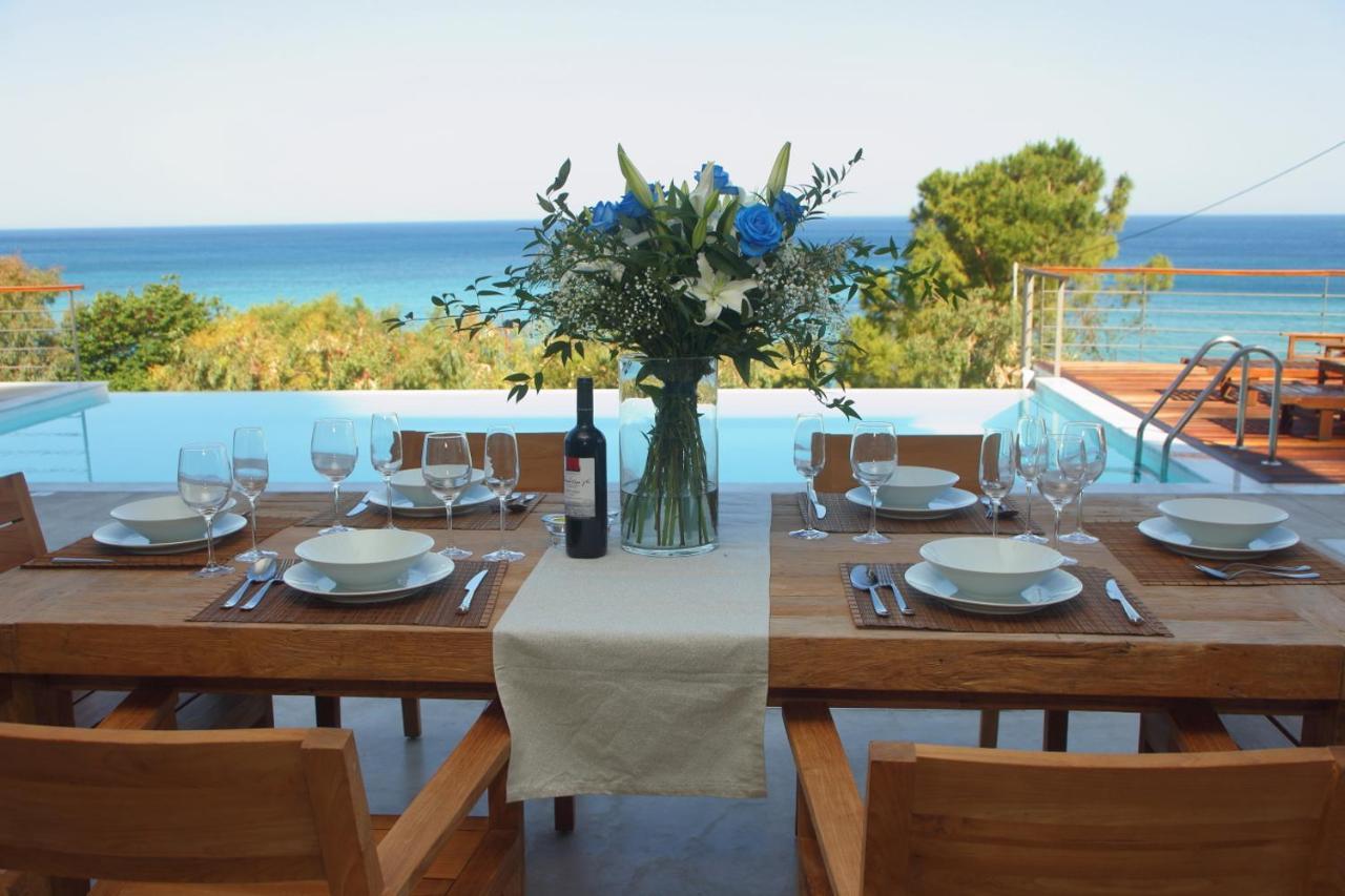 Capro - Milos Bay Villas Áyios Nikítas Exterior foto